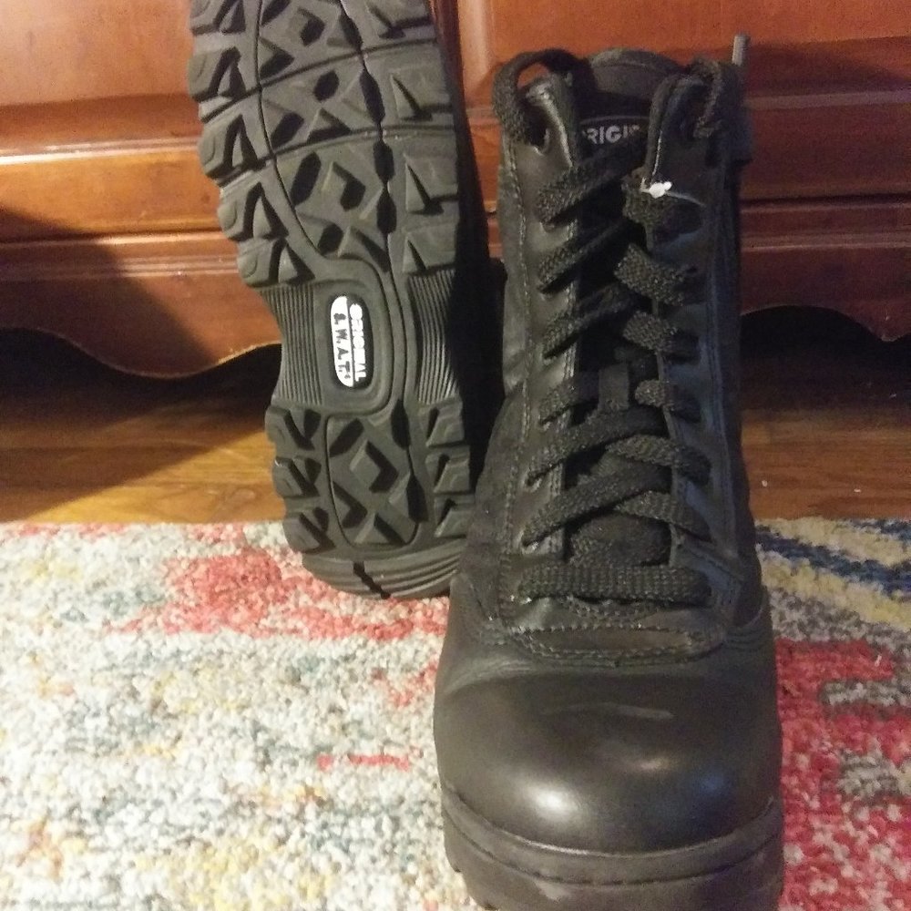 Unisex Steel toe leather boots